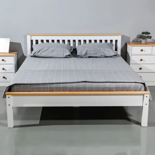 Кровать Mobicasa Hercules 160 x 200 см/ Дерево/ Белый photo 2 Кровать Mobicasa Hercules 160 x 200 см/ Дерево/ Белый photo 2