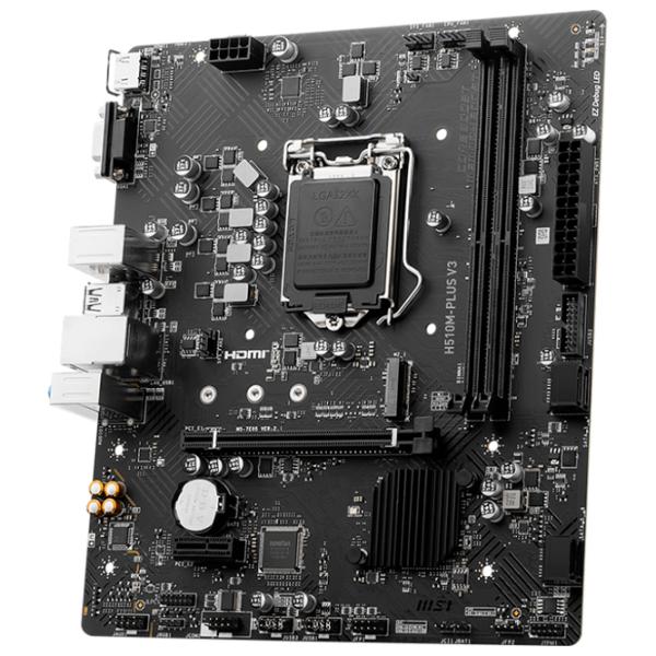 Материнская плата MSI H510M PLUS V3 mATX/ Intel H470 photo 2 Материнская плата MSI H510M PLUS V3 mATX/ Intel H470 photo 2