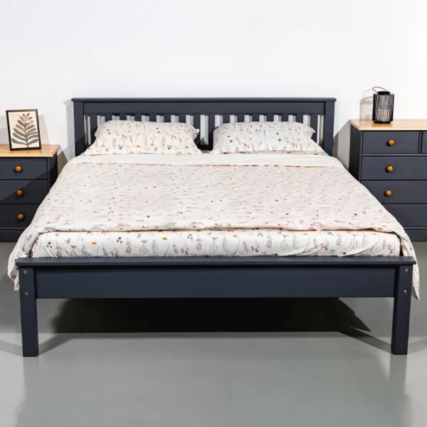 Кровать Mobicasa Hercules 160 x 200 см/ Дерево/ Графитовый photo 2 Кровать Mobicasa Hercules 160 x 200 см/ Дерево/ Графитовый photo 2