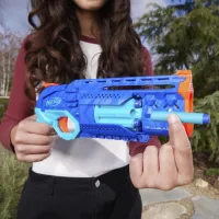 Pistol automat de jucărie Hasbro Nerf Elite 2.0 - Trailblazer RD-8 F5029 8+/ Săgeți/ Blue photo 4