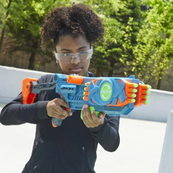 Игрушечный автомат Hasbro Nerf Elite 2.0 Flip 16 F2551 8+/ Стрел/ Синий photo 3