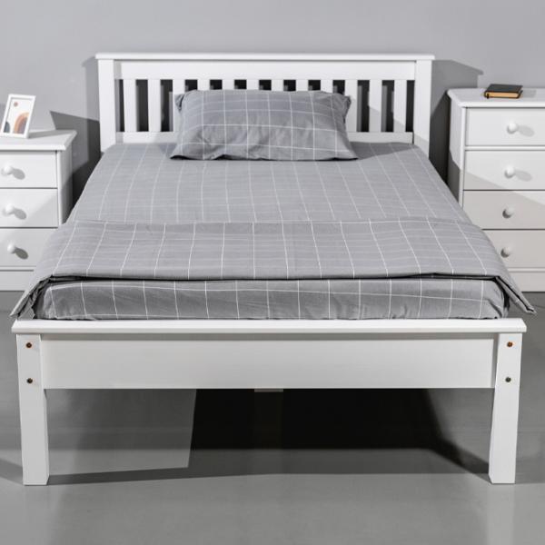 Кровать Mobicasa Hercules 90 x 200 см/ Дерево/ Белый photo 2 Кровать Mobicasa Hercules 90 x 200 см/ Дерево/ Белый photo 2