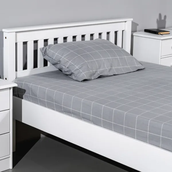 Кровать Mobicasa Hercules 90 x 200 см/ Дерево/ Белый photo 3 Кровать Mobicasa Hercules 90 x 200 см/ Дерево/ Белый photo 3