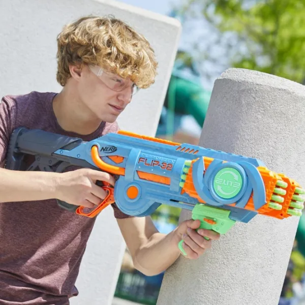 Игрушечный автомат Hasbro NER Elite 2.0 Flip 32 F2553 8+/ Стрел/ Синий photo 5