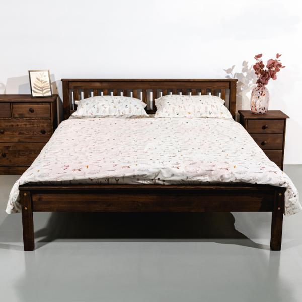 Кровать Mobicasa Hercules 160 x 200 см/ Дерево/ Коричневый photo 2 Кровать Mobicasa Hercules 160 x 200 см/ Дерево/ Коричневый photo 2