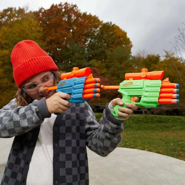 Pistol automat de jucărie Hasbro Nerf Elite 2.0 Face Off Target Set F8273 8+/ Săgeți/ Blue photo 8