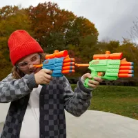 Pistol automat de jucărie Hasbro Nerf Elite 2.0 Face Off Target Set F8273 8+/ Săgeți/ Blue photo 8