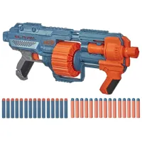 Pistol automat de jucărie Hasbro Nerf Elite 2.0 Shockwave RD 15 E9527 8+/ Săgeți/ Blue photo 2