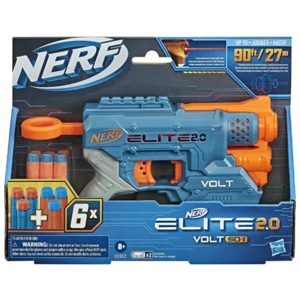 Игрушечный автомат Hasbro NER Elite 2.0 Volt SD 1 E9952 8+/ Стрел/ Синий photo 3 Игрушечный автомат Hasbro NER Elite 2.0 Volt SD 1 E9952 8+/ Стрел/ Синий photo 3