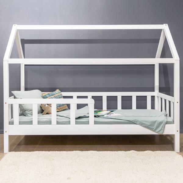 Детская кровать Mobicasa Jasmine 80 x 160 см/ Дерево/ Белый photo 2 Детская кровать Mobicasa Jasmine 80 x 160 см/ Дерево/ Белый photo 2