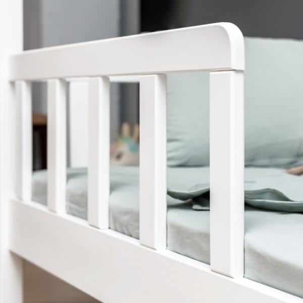 Детская кровать Mobicasa Jasmine 80 x 160 см/ Дерево/ Белый photo 4 Детская кровать Mobicasa Jasmine 80 x 160 см/ Дерево/ Белый photo 4
