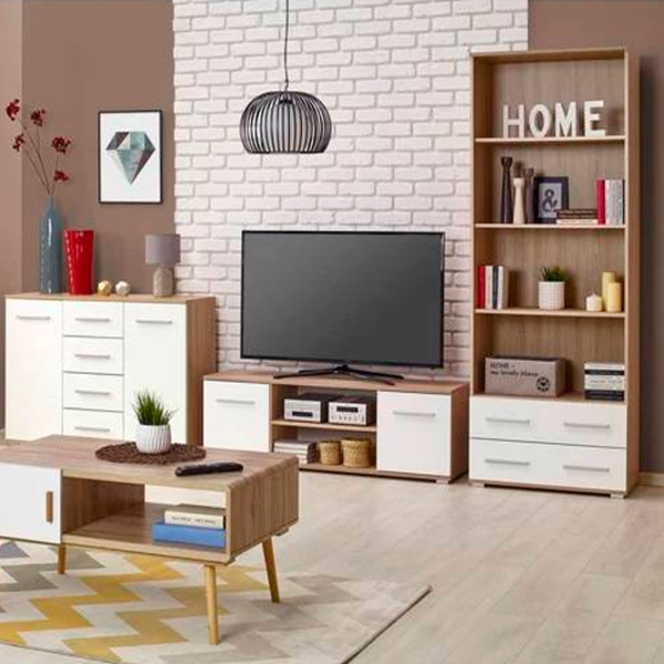 Dulap Halmar Lima 200 x 77 x 40/ PAL/ White photo 2