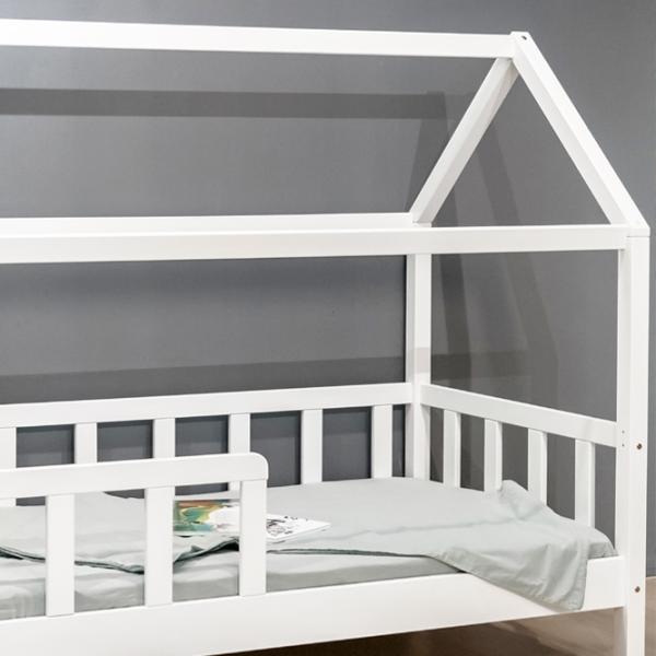 Детская кровать Mobicasa Jasmine 90 x 200 см/ Дерево/ Белый photo 5 Детская кровать Mobicasa Jasmine 90 x 200 см/ Дерево/ Белый photo 5