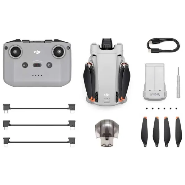 Dronă DJI Mini 3 + DJI RC-N1 Profesional / Gray photo 8