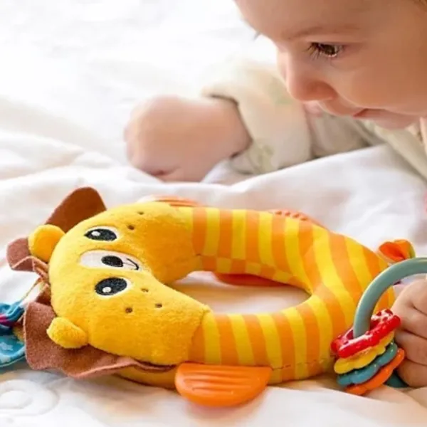 Jucărie pentru pătuțuri și cărucioare Benbat Lion BB-TT111 0+/ Yellow photo 2