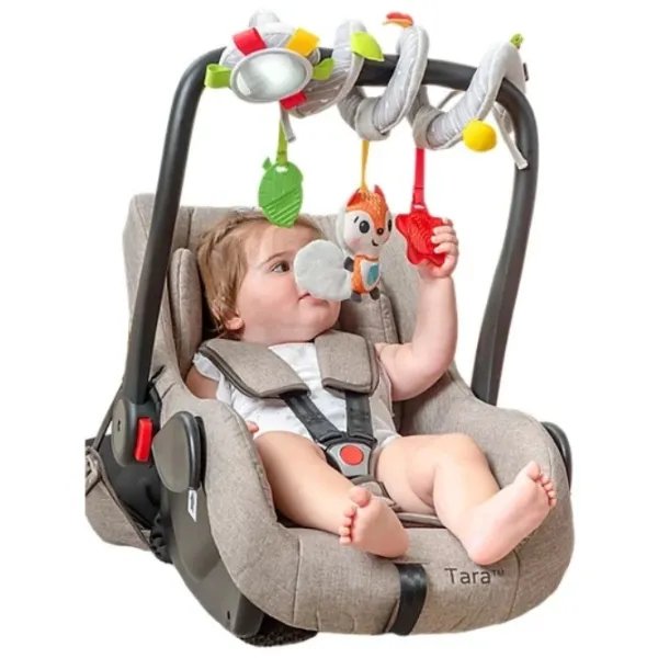 Jucărie pentru pătuțuri și cărucioare Benbat Squirrel BB-ST165 0+/ Grey photo 2