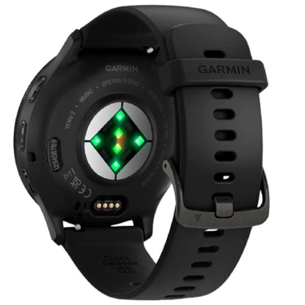 Умные часы Garmin Venu 3 1.4"/ 45 мм/ Черный - Чёрный/ 010-02784-01 photo 6 Умные часы Garmin Venu 3 1.4"/ 45 мм/ Черный - Чёрный/ 010-02784-01 photo 6