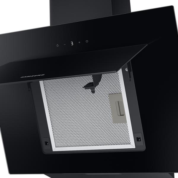 Hotă Samsung NK24B3501VB/WT Înclinată/ Black/ Gray photo 5