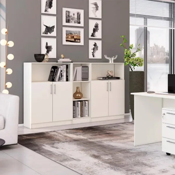 Dulap Mobildor-Lux Practik-Box 210 x 80 x 40/ PAL/ White photo 3