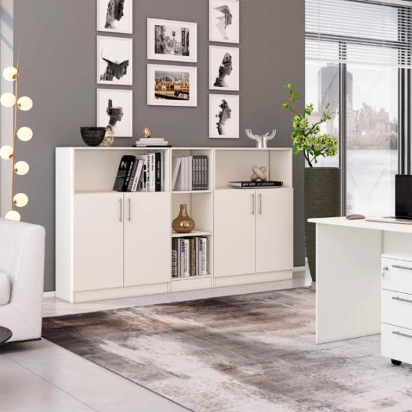 Dulap Mobildor-Lux Practik-Box 210 x 80 x 40/ PAL/ White photo 3