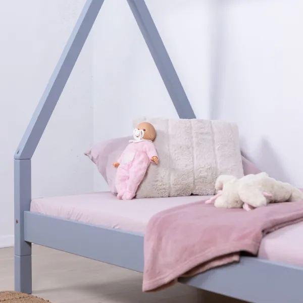 Детская кровать Mobicasa Daisy 90 x 200 см/ Дерево/ Серый photo 5 Детская кровать Mobicasa Daisy 90 x 200 см/ Дерево/ Серый photo 5