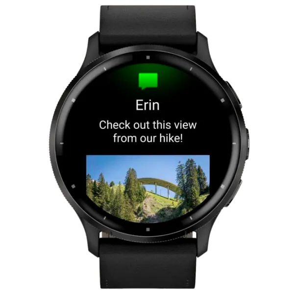 Ceas inteligent Garmin Venu 3 1.4"/ 45 mm/ Black - Black/ 010-02784-52 photo 2