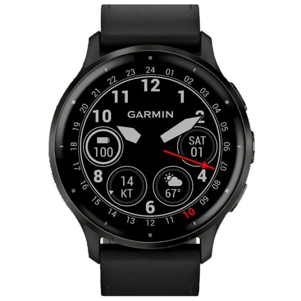 Ceas inteligent Garmin Venu 3 1.4"/ 45 mm/ Black - Black/ 010-02784-52 photo 3