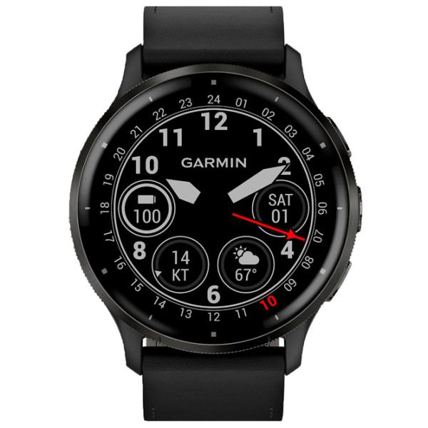 Ceas inteligent Garmin Venu 3 1.4"/ 45 mm/ Black - Black/ 010-02784-52 photo 3