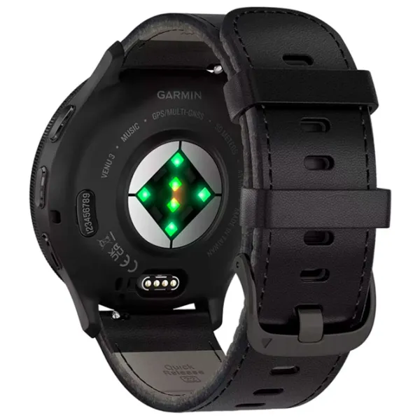 Ceas inteligent Garmin Venu 3 1.4"/ 45 mm/ Black - Black/ 010-02784-52 photo 4