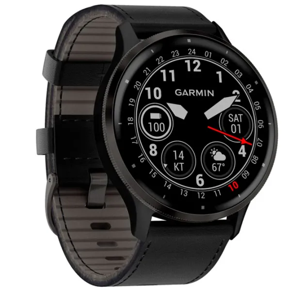 Ceas inteligent Garmin Venu 3 1.4"/ 45 mm/ Black - Black/ 010-02784-52 photo 5