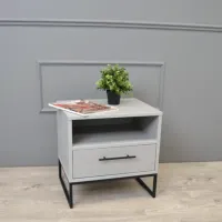 Тумбочки DecoPrim Fabiana 50см x 50см x 40см/ Металл/ Grey photo 4