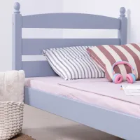 Детская кровать Mobicasa Lira 90 x 200 см/ Дерево/ Серый photo 5