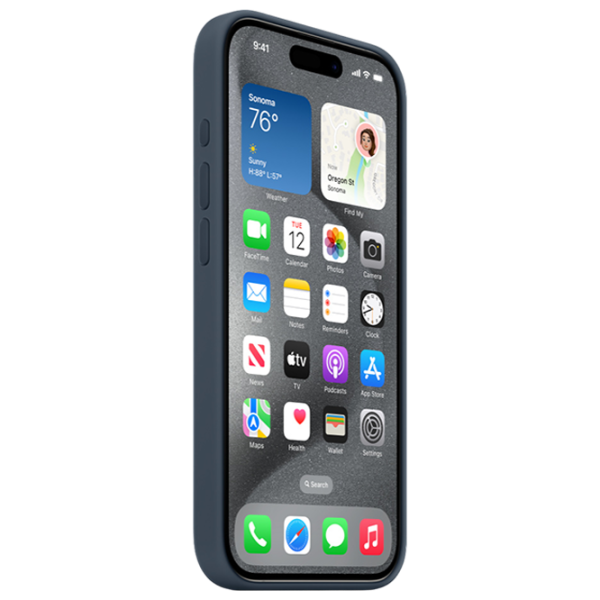 Чехол для смартфона Apple iPhone 15 Pro Apple/ MagSafe Back/ TPU/ Storm Синий photo 3