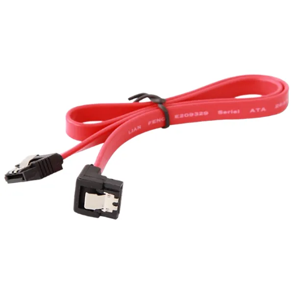 Cablu de date Cablexpert SATA III + SATA III 0.5 m/ Orange photo 2