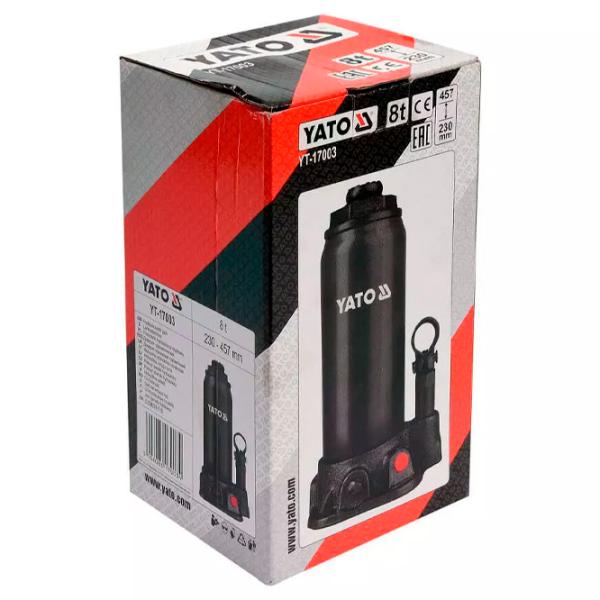 Домкрат гидравлический Yato YT17003 (21613) 8 т photo 3