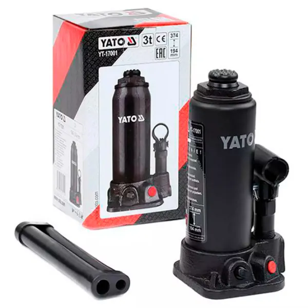 Домкрат гидравлический Yato YT17001 (21614) 3 т photo 3