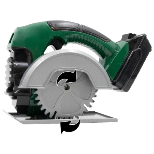 Fierăstrău circular Icom Poland Power Tool CH010463 3+/ Black Green photo 2