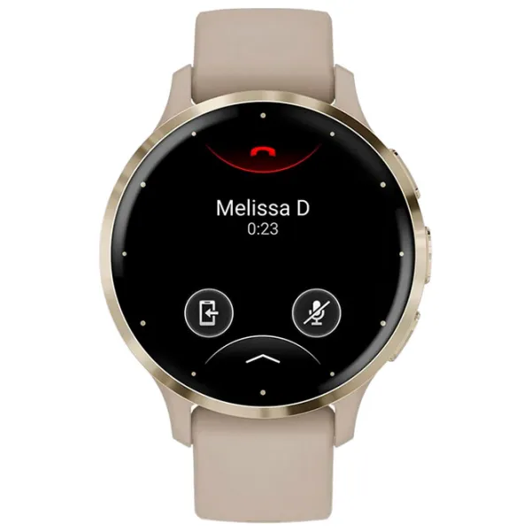 Ceas inteligent Garmin Venu 3S 1.2"/ 41 mm/ Gold - French Grey/ 010-02785-02 photo 3