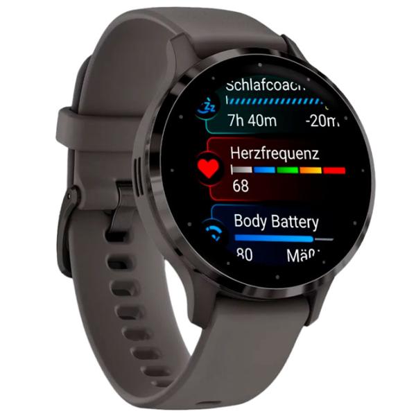 Ceas inteligent Garmin Venu 3S 1.2"/ 41 mm/ Gray - Slate/ 010-02785-00 photo 6