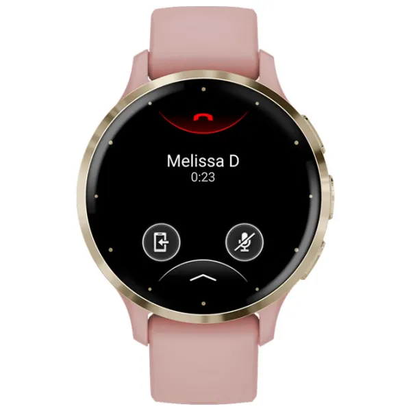 Ceas inteligent Garmin Venu 3S 1.2"/ 41 mm/ Gold - Dust Rose/ 010-02785-03 photo 2