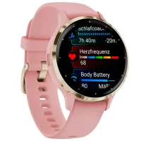 Ceas inteligent Garmin Venu 3S 1.2"/ 41 mm/ Gold - Dust Rose/ 010-02785-03 photo 3