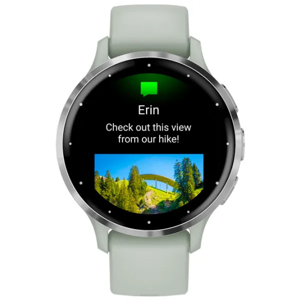 Умные часы Garmin Venu 3S 1.2"/ 41 мм/ Серебристый - Sage grey/ 010-02785-01 photo 2