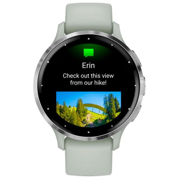 Умные часы Garmin Venu 3S 1.2"/ 41 мм/ Серебристый - Sage grey/ 010-02785-01 photo 2