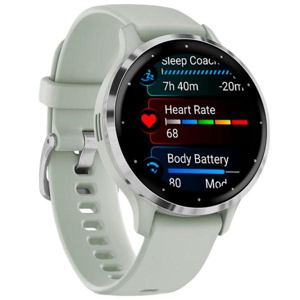 Умные часы Garmin Venu 3S 1.2"/ 41 мм/ Серебристый - Sage grey/ 010-02785-01 photo 3