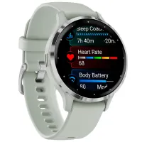 Умные часы Garmin Venu 3S 1.2"/ 41 мм/ Серебристый - Sage grey/ 010-02785-01 photo 3