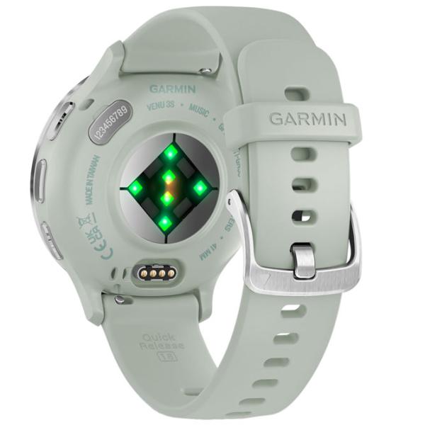 Умные часы Garmin Venu 3S 1.2"/ 41 мм/ Серебристый - Sage grey/ 010-02785-01 photo 4