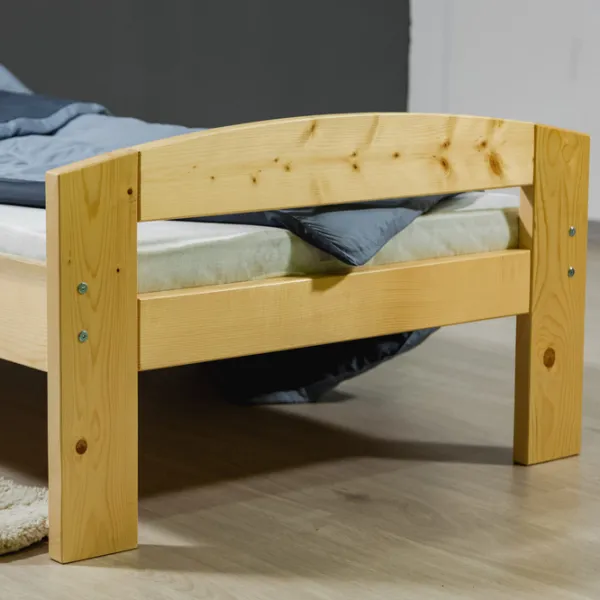 Детская кровать Mobicasa Flamingo 90 x 200 см/ Дерево/ Натуральное дерево photo 3 Детская кровать Mobicasa Flamingo 90 x 200 см/ Дерево/ Натуральное дерево photo 3