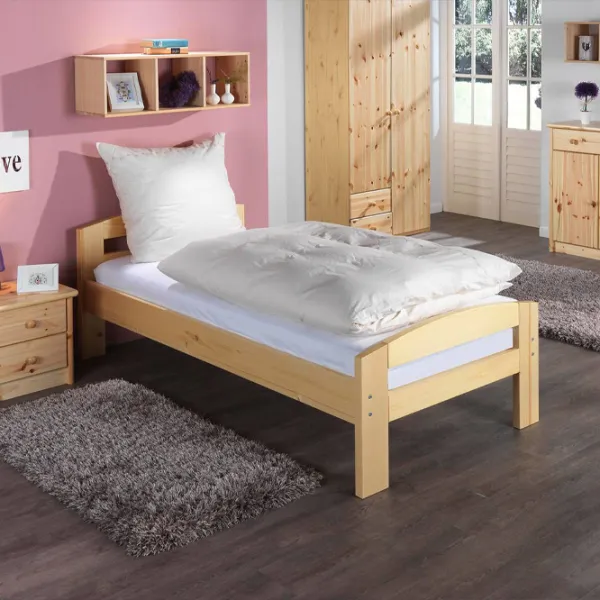 Детская кровать Mobicasa Flamingo 90 x 200 см/ Дерево/ Натуральное дерево photo 5 Детская кровать Mobicasa Flamingo 90 x 200 см/ Дерево/ Натуральное дерево photo 5