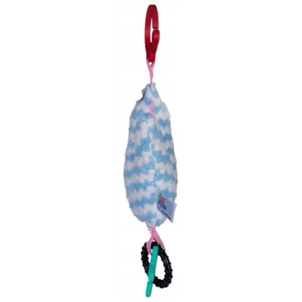Jucărie pentru pătuțuri și cărucioare BaliBazoo Knit Crocodile 80428 0+/ Blue photo 3