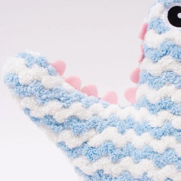 Jucărie pentru pătuțuri și cărucioare BaliBazoo Knit Crocodile 80428 0+/ Blue photo 5